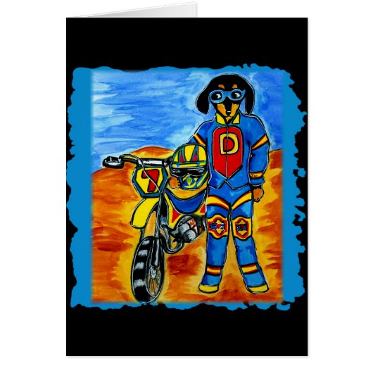 Surfer & Biker Doxies Cards (Front)