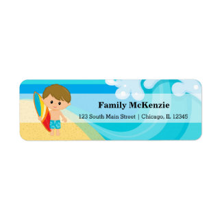 Surfer Boy Label