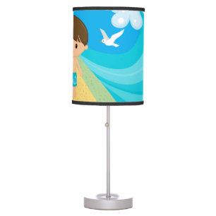 Surfer boy table lamp