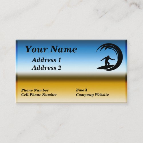 Surfer Business Card ll