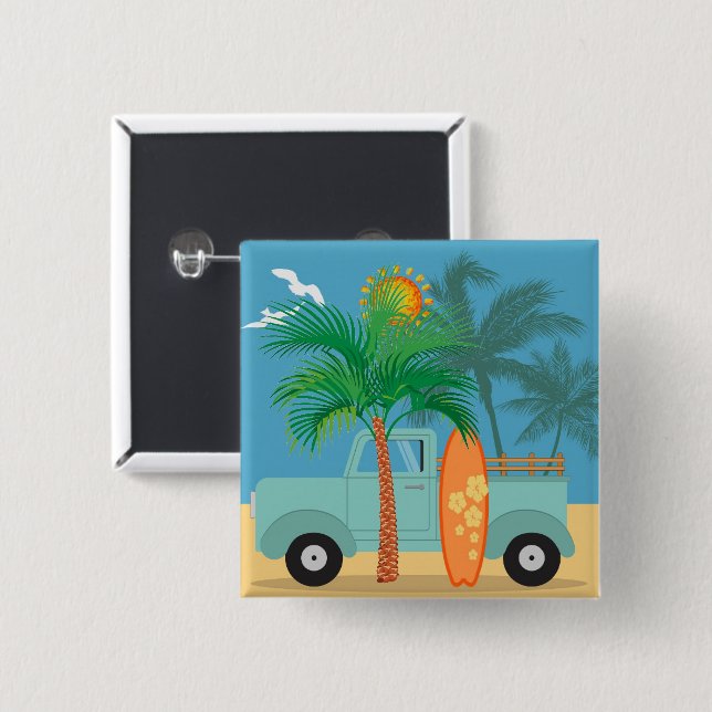 Surfer Button (Front & Back)