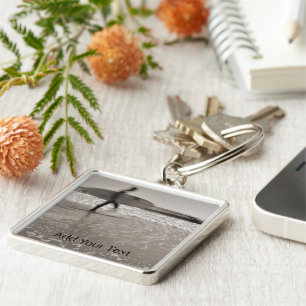 Surfer by Shirley Taylor Keychain