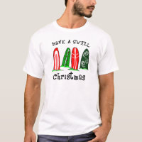 Surfer Christmas T-shirt