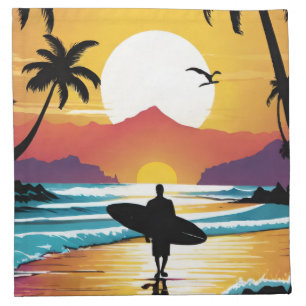 Surfer Cloth Napkin