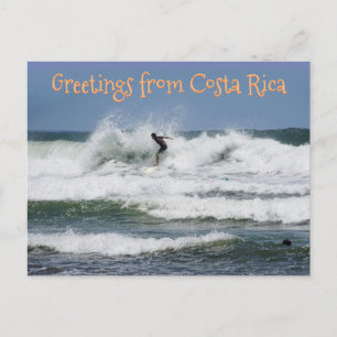 Surfer Costa Rica (customizable) Postcard