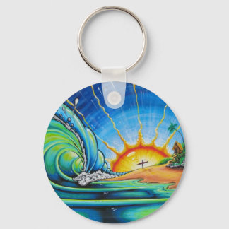 surfer design keychain