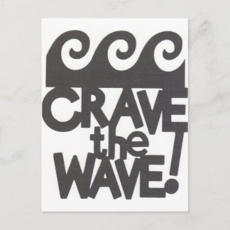 surfer design postcard