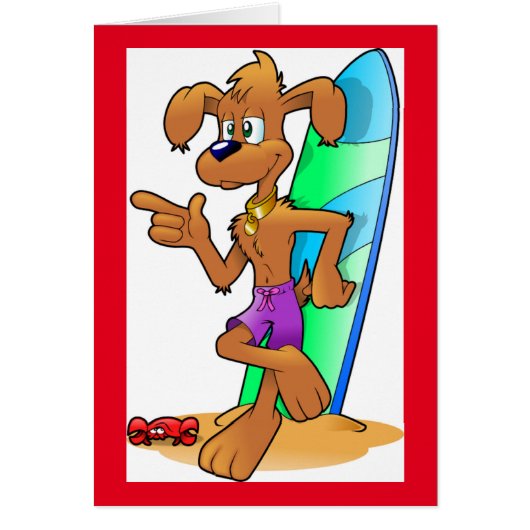 SURFER DOG CARDS (Front)