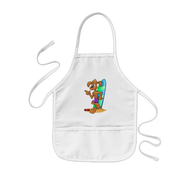 SURFER DOG KIDS' APRON (Front)