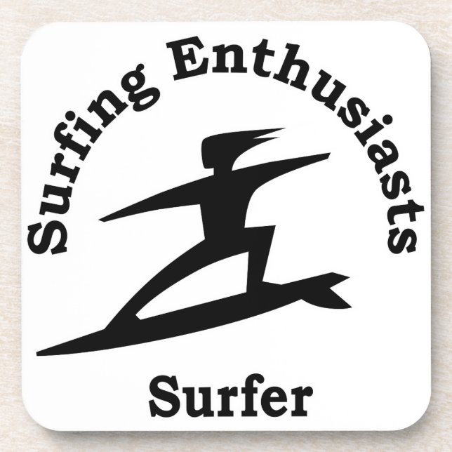 Surfer Drink Coaster (Front)