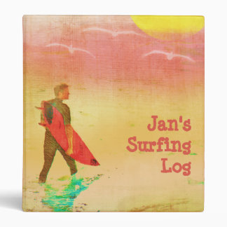 Surfer Dude 1" Binder