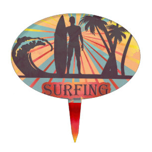 Surfer Dude Cake Topper