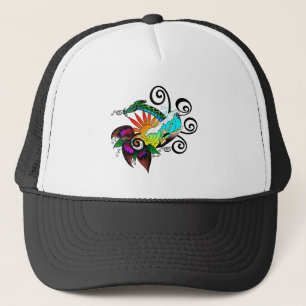Surfer Dude Cartoon Trucker Hat