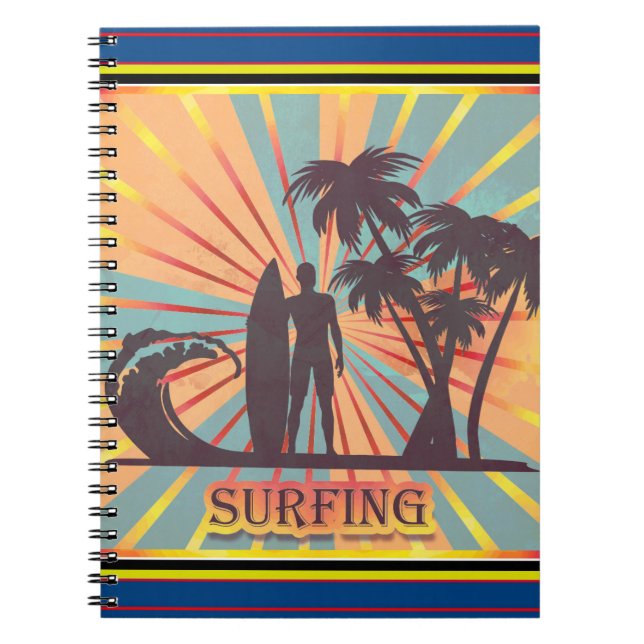 Surfer Dude Notebook (Front)