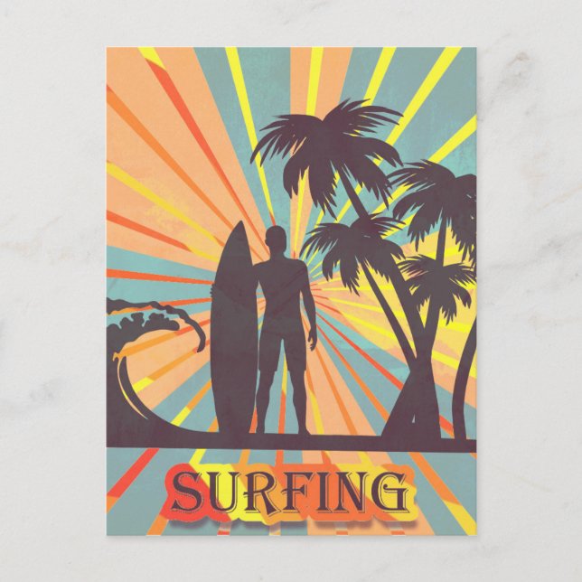 Surfer Dude Postcard (Front)