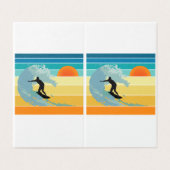 Surfer Dude Vintage Sunset (Outside Unfolded)