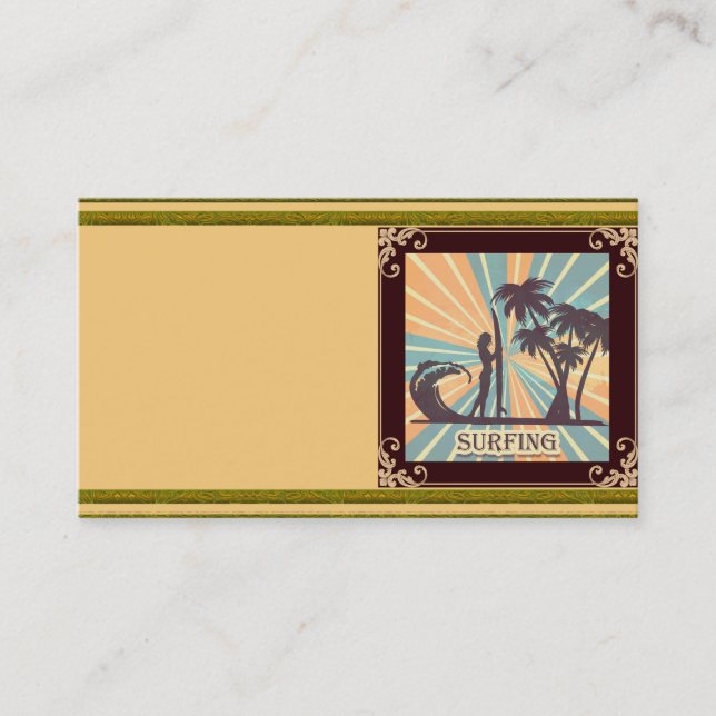 Surfer Girl Business Card (Front)