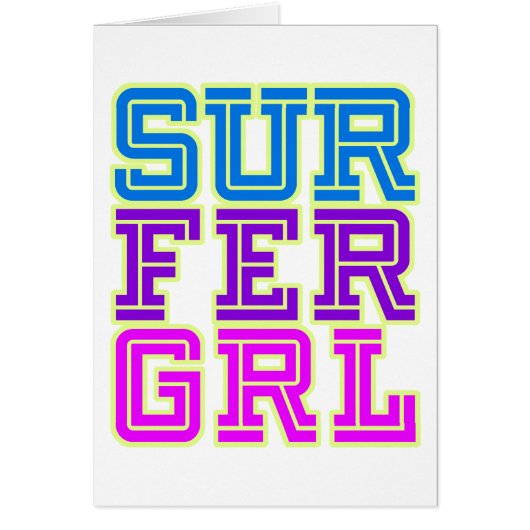 Surfer Girl Cards (Front)