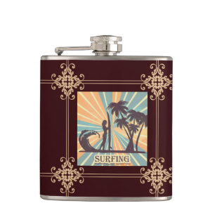 Surfer Girl Flask