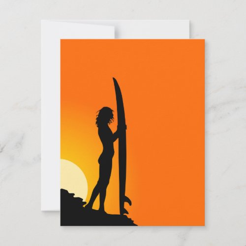 Surfer Girl Invitation