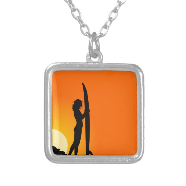Surfer Girl Necklace (Front)