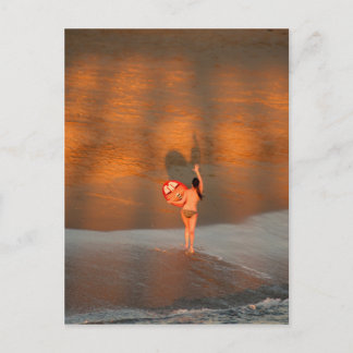 Surfer Girl Postcard