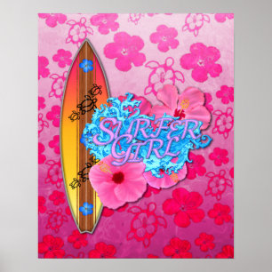Surfer Girl Poster