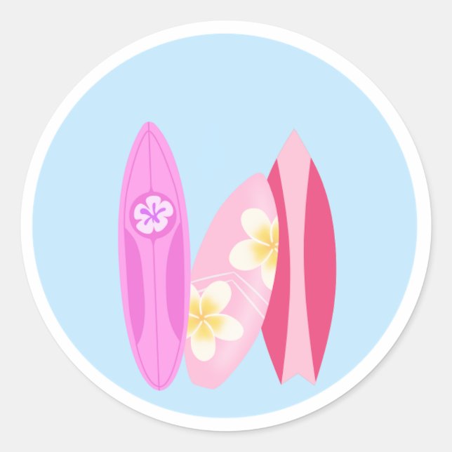 Surfer Girl Sticker (Front)
