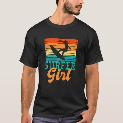 Surfer Girl Surfing Mom Surf Women Apparel 3 T_Shirt