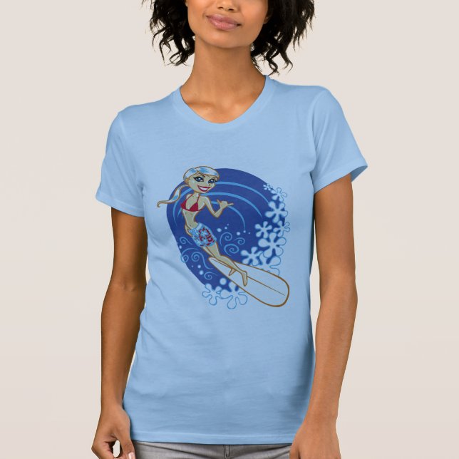 surfer girl T-Shirt (Front)