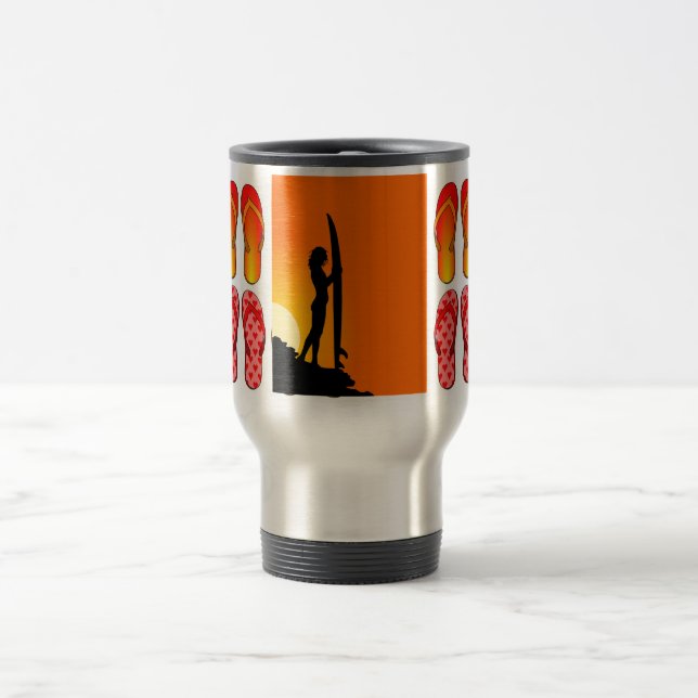 Surfer Girl Travel Mug (Center)