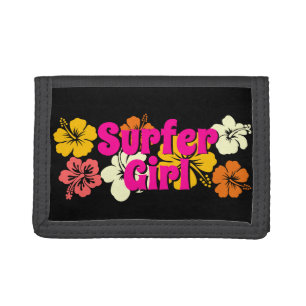 Surfer Girl Tri-fold Wallet