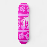 Surfer Bonzai Tuberide Hawaii Skateboard Deck Art