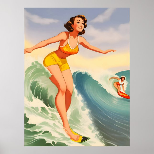 Surfer Girls Poster (Front)
