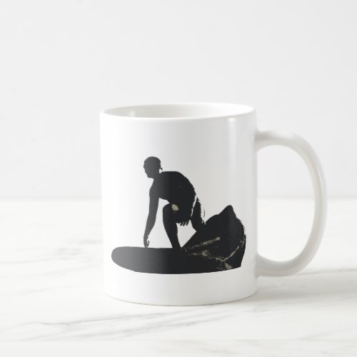 Surfer Graphic Coffee Mug