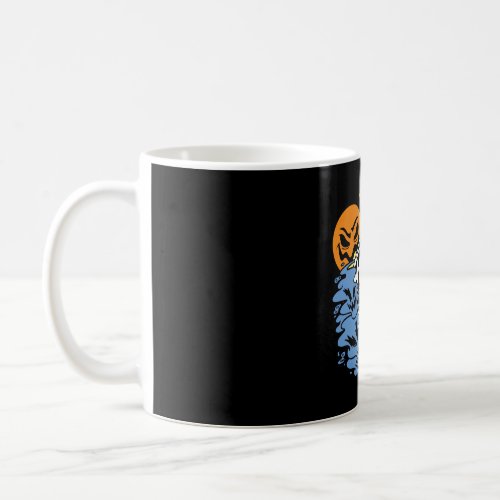 Surfer Halloween costume Retro Creep It Real Coffee Mug