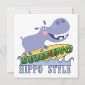 Surfer Hippopotamus (Front)