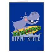 Surfer Hippopotamus (Front)