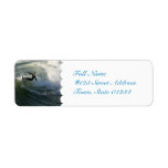 Surfer in a Wetsuit Mailing Labels
