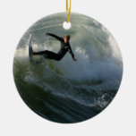 Surfer In A Wetsuit Ornament at Zazzle