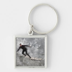 Surfer Keychain