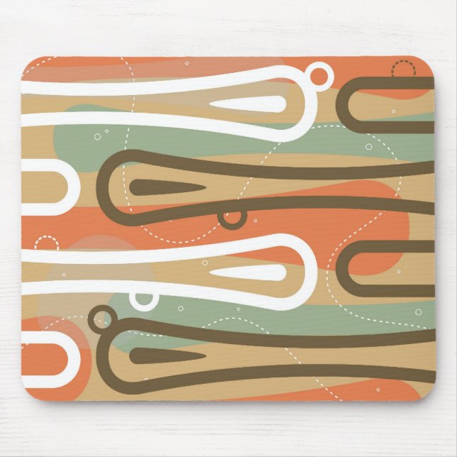Surfer King - Retro Modern Mousepad (Front)