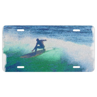 Surfer License Plate