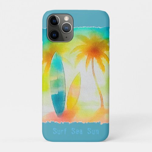 Surfer life iPhone 11 pro case
