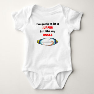 Surfer Like My Uncle Baby Bodysuit