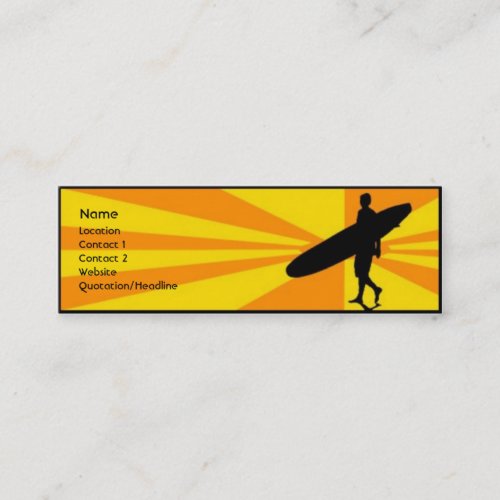 Surfer Mini Business Card