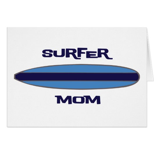 Surfer Mom Blue Cards (Front Horizontal)