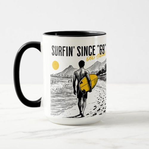 Surfer Old School 69 Mug