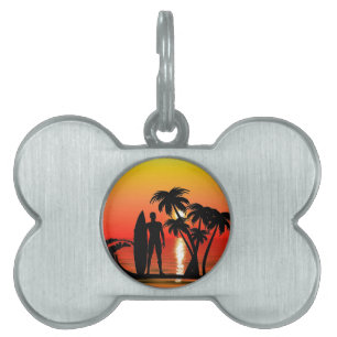 Surfer Pet ID Tag