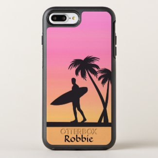 Surfer Pink Sunset OtterBox iPhone 8/7 Plus Case